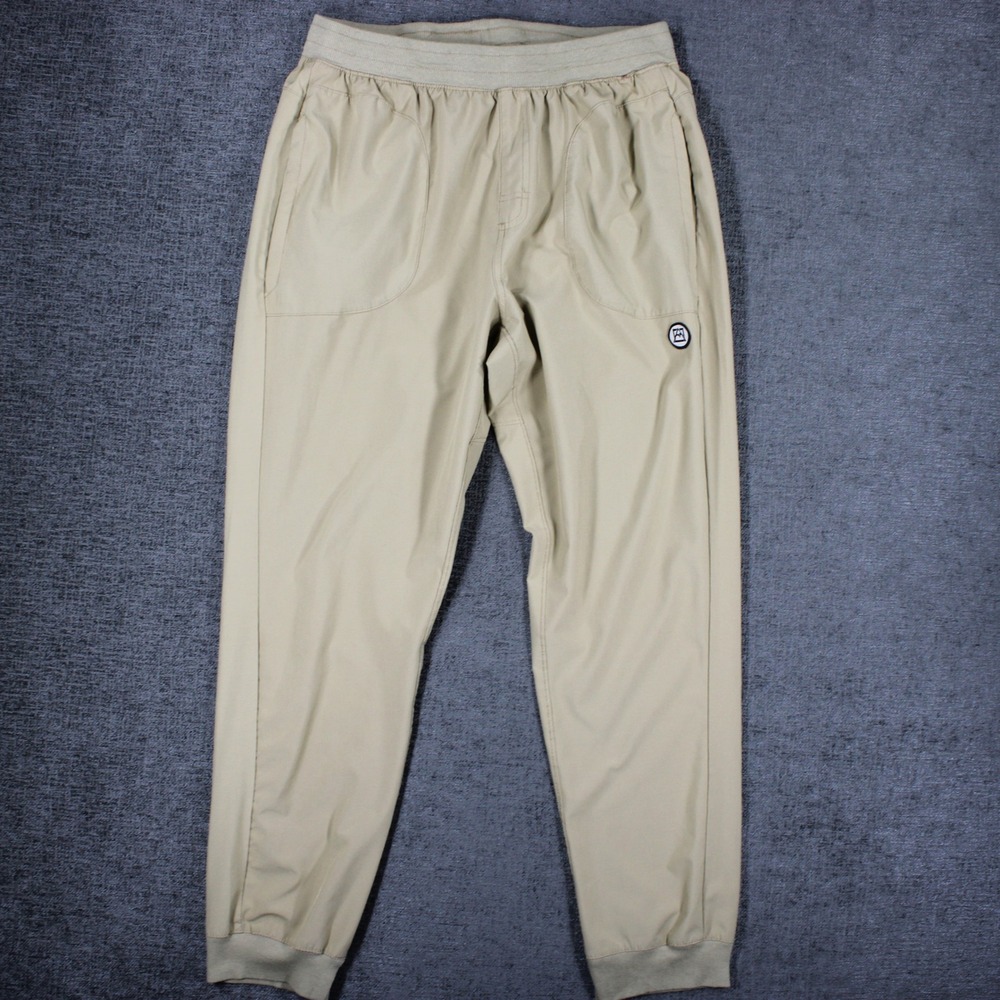 Avalanche Outdoor Supply Co Mens Large Tan Khaki Jogger Pants Hiking Activewear
